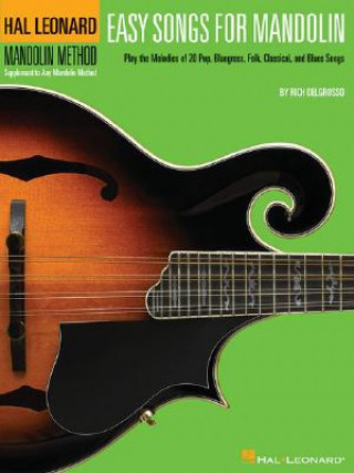 Kniha Easy Songs for Mandolin Rich DelGrosso