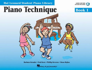 Książka Piano Technique Book 1 - Book/Enhanced CD Pack: Hal Leonard Student Piano Library Barbara Kreader