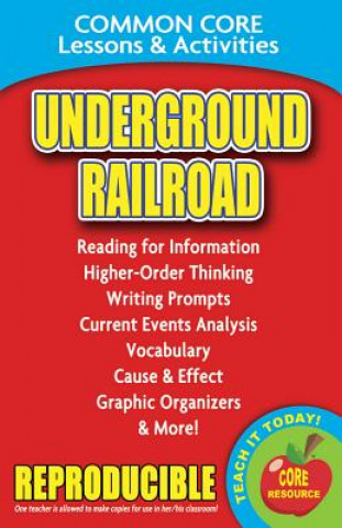 Knjiga Underground Railroad: Common Core Lessons & Activities Carole Marsh