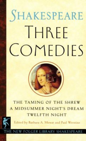 Kniha Three Comedies William Shakespeare