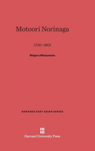 Livre Motoori Norinaga Shigeru Matsumoto