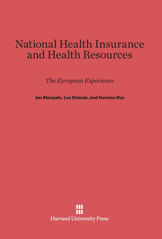 Buch National Health Insurance and Health Resources Jan Blanpain