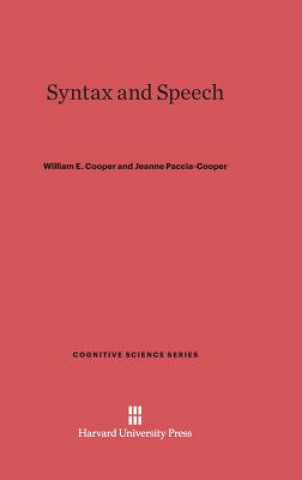 Buch Syntax and Speech William E. Cooper