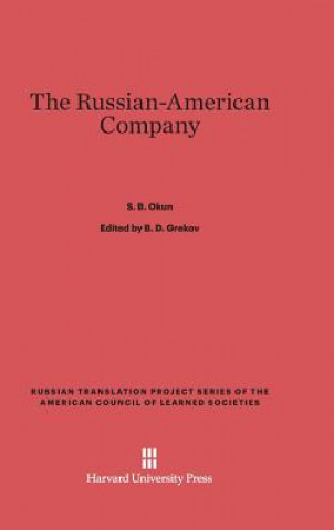 Book Russian-American Company S. B. Okun