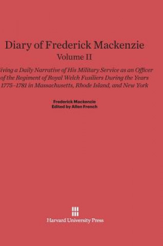 Kniha Diary of Frederick Mackenzie. Volume II De Gruyter