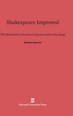 Book Shakespeare Improved Hazelton Spencer