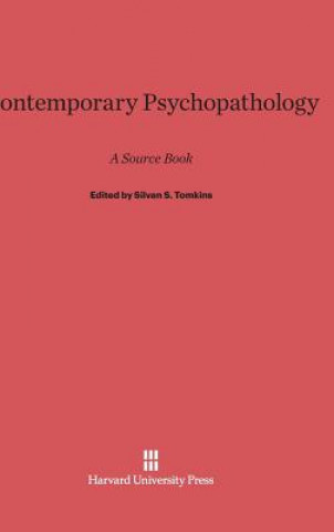 Knjiga Contemporary Psychopathology Silvan S. Tomkins