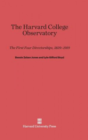 Könyv Harvard College Observatory Bessie Zaban Jones