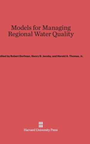 Livre Models for Managing Regional Water Quality Robert Dorfman