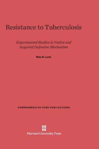 Kniha Resistance to Tuberculosis Max B. Lurie