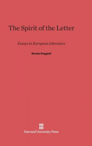 Книга Spirit of the Letter Renato Poggioli