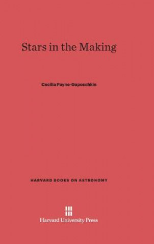 Libro Stars in the Making Cecilia Payne-Gaposchkin