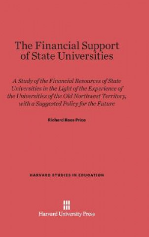 Книга Financial Support of State Universities Richard Rees Price
