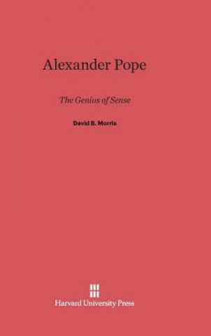 Book Alexander Pope David B. Morris