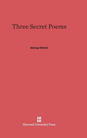 Książka Three Secret Poems George Seferis