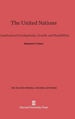 Könyv United Nations Benjamin V. Cohen