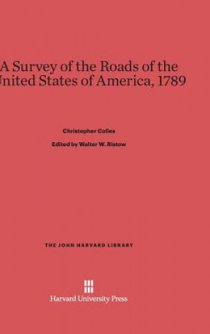 Knjiga Survey of the Roads of the United States of America, 1789 Christopher Colles