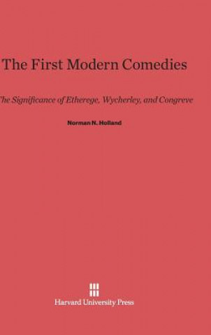 Libro First Modern Comedies Norman N. Holland