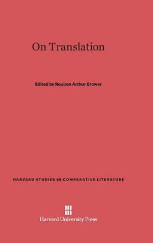 Könyv On Translation Reuben Arthur Brower