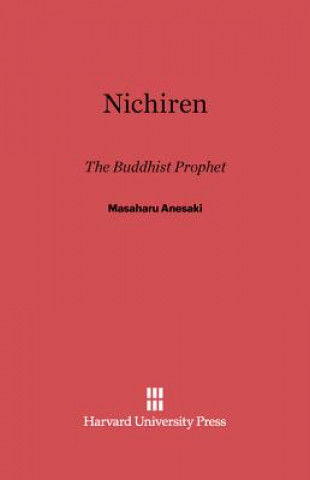 Livre Nichiren Masaharu Anesaki