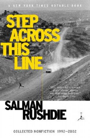 Kniha Step Across This Line Salman Rushdie