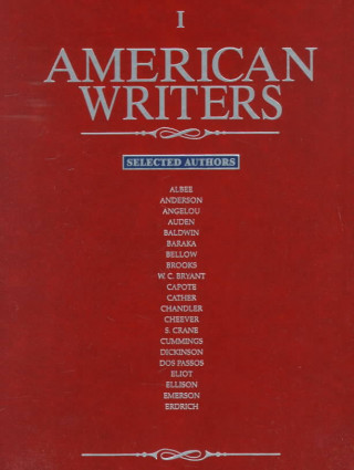 Buch American Writers: Selected Authors Charles Scribners & Sons Publishing