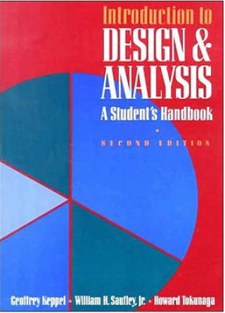 Książka Introduction to Design and Analysis: A Student's Handbook Geoffrey Keppel