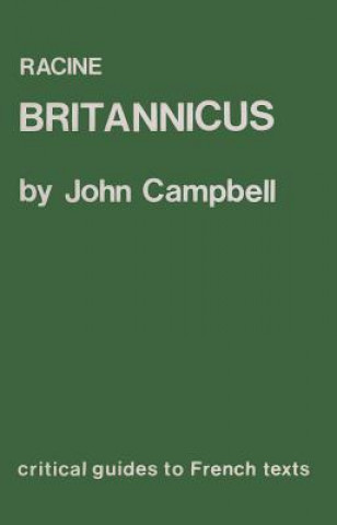 Książka Racine: Britannicus John Campbell