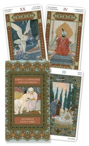 Kniha Tarot of the Thousand and One Nights (78 Cards with Instructions) Lo Scarabeo