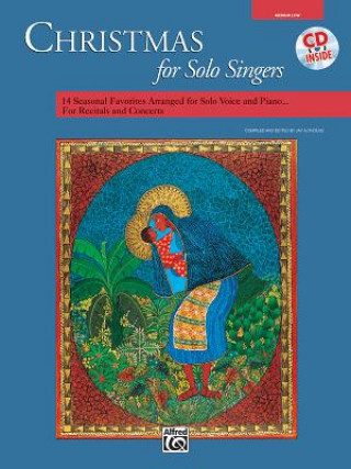 Carte Christmas for Solo Singers: Medium Low Voice, Book & CD Russell Robinson