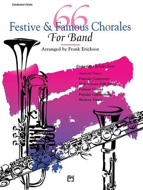 Книга 66 Festive and Famous Chorales for Band: Baritone T.C. Frank Erickson
