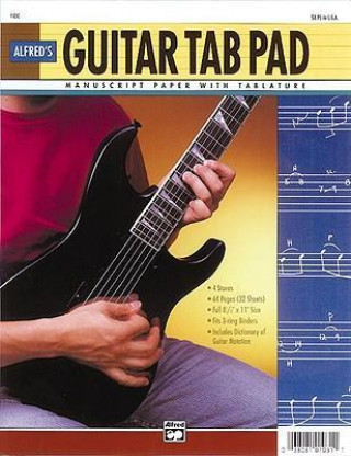 Книга Guitar Tab Pad: Loose Pages (3-Hole Punched for Ring Binders) Morton Manus