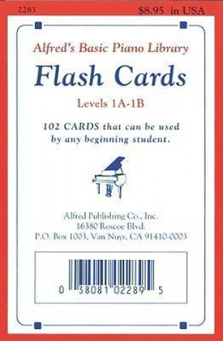 Könyv Alfred's Basic Piano Course Flash Cards: Levels 1a & 1b, Flash Cards Willard Palmer