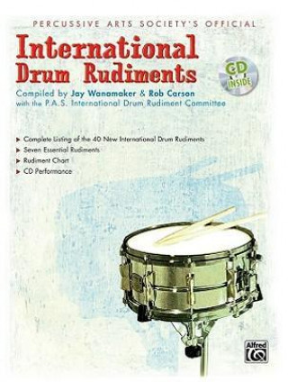 Carte International Drum Rudiments: Book & CD Rob Carson