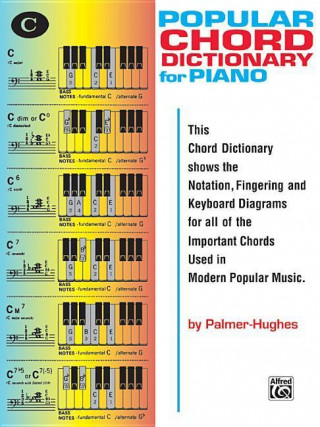 Kniha Popular Piano Chord Dictionary Willard Palmer