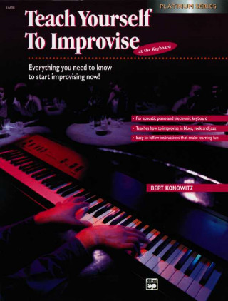 Kniha Alfred's Teach Yourself to Improvise at the Keyboard Bert Konowitz