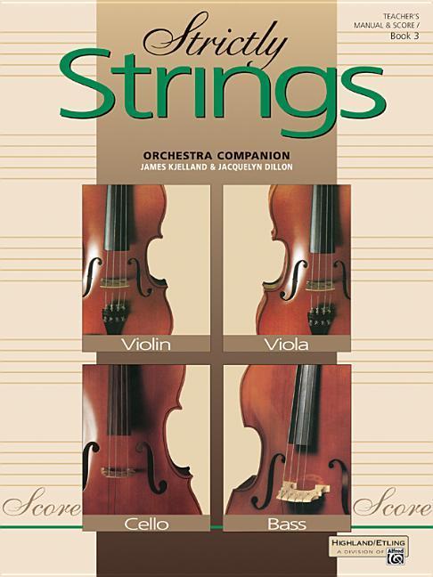 Kniha Strictly Strings, Bk 3: Conductor's Score Jacquelyn Dillon