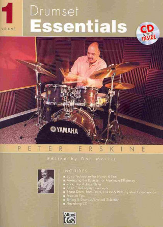 Könyv Drumset Essentials, Vol 1: Book & CD Peter Erskine
