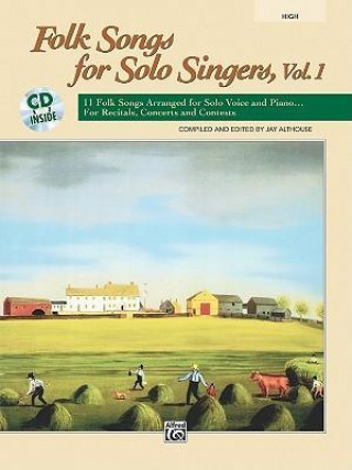 Carte Folk Songs for Solo Singers, Vol 1: High Voice, Book & CD Jay Althouse