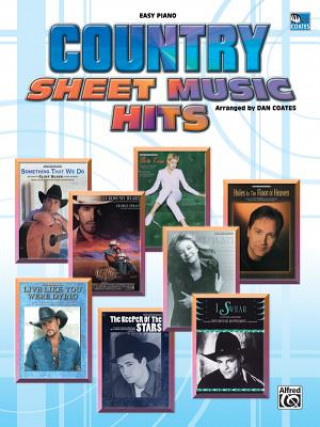 Carte Country Sheet Music Hits: Easy Piano Dan Coates