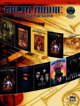 Carte Great Movie Instrumental Solos: Clarinet, Book & CD Alfred Publishing