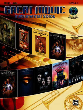 Buch Great Movie Instrumental Solos: Horn in F, Book & CD Alfred Publishing