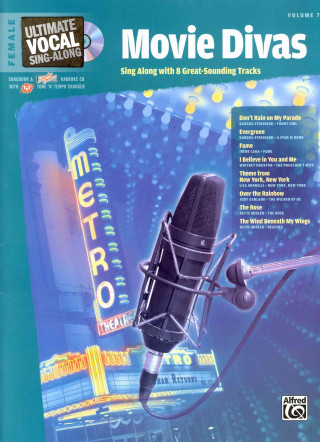 Libro Ultimate Vocal Sing-Along Movie Divas: Female Voice, Book & Enhanced CD Alfred Publishing