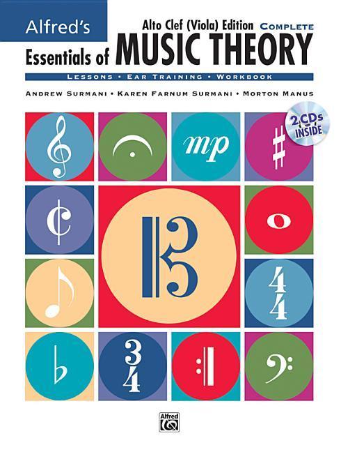 Kniha Essentials of Music Theory: Complete Book Alto Clef (Viola) Edition, Book & 2 CDs Andrew Surmani