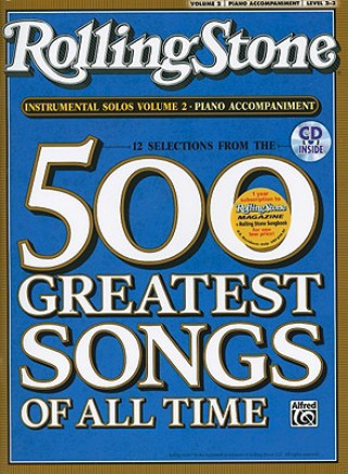 Buch Selections from Rolling Stone Magazine's 500 Greatest Songs of All Time (Instrumental Solos), Vol 2: Piano Acc., Book & CD Alfred Publishing