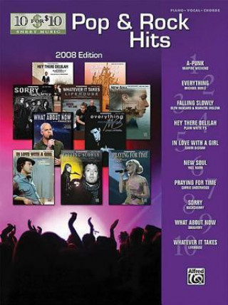 Carte Pop & Rock Hits: Piano/Vocal/Chords Alfred Publishing