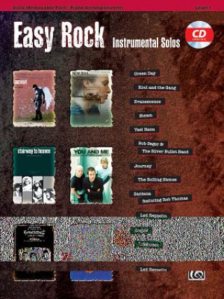 Книга Easy Rock Instrumental Solos: Viola [With Piano Accompaniment] Alfred Publishing