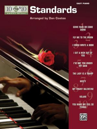 Könyv 10 for 10 Sheet Music Standards: Easy Piano Solos Dan Coates
