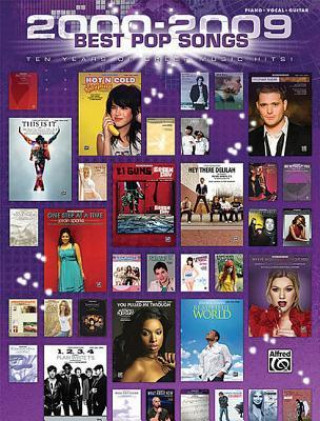 Könyv 2000-2009 Best Pop Songs: Ten Years of Sheet Music Hits! Alfred Publishing