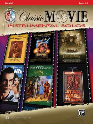 Livre Classic Movie Instrumental Solos: Horn in F, Book & CD Alfred Publishing